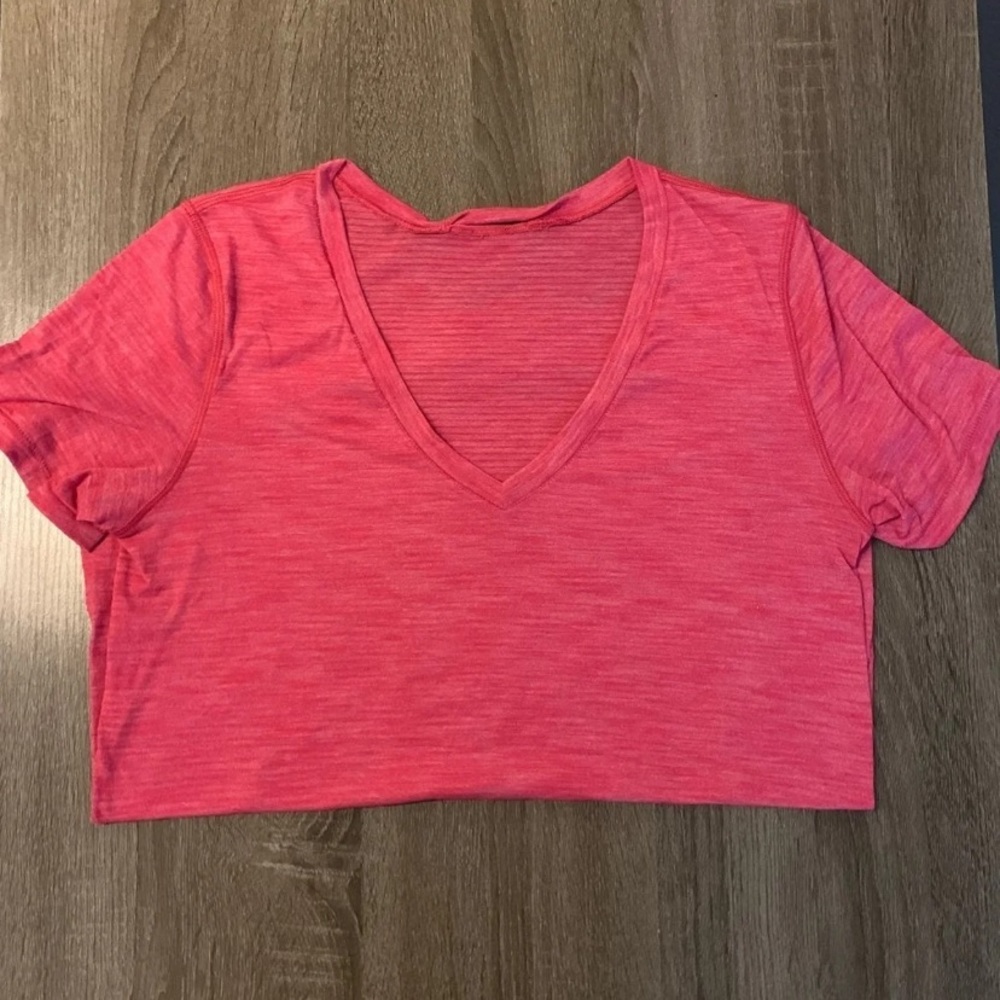 Lululemon What the Sport V Neck Tee
